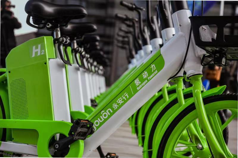 永安行氢燃料电动车常州首发 邀市民试骑“尝鲜”5
